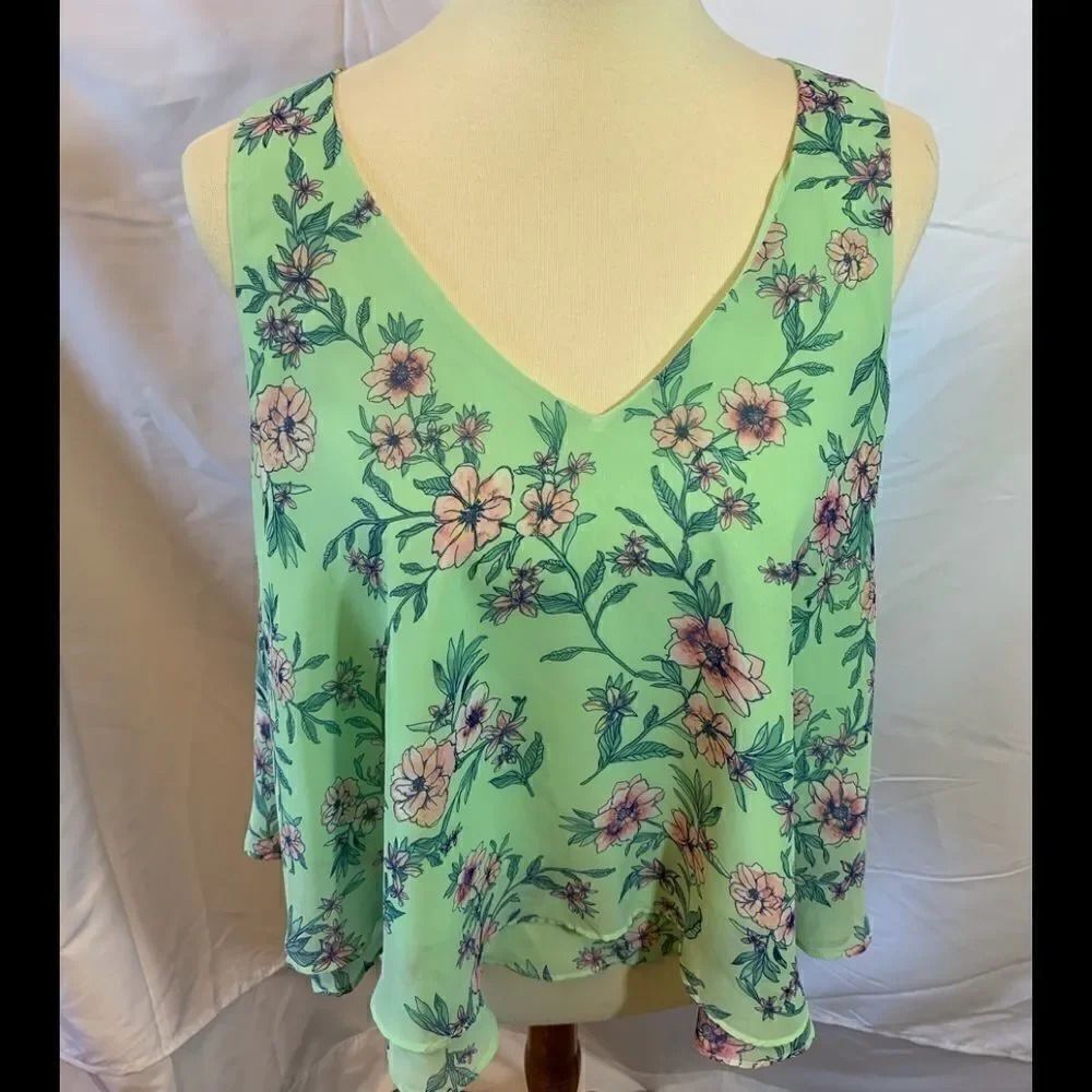 Decree Sleeveless Top, Criss-Cross Back #3